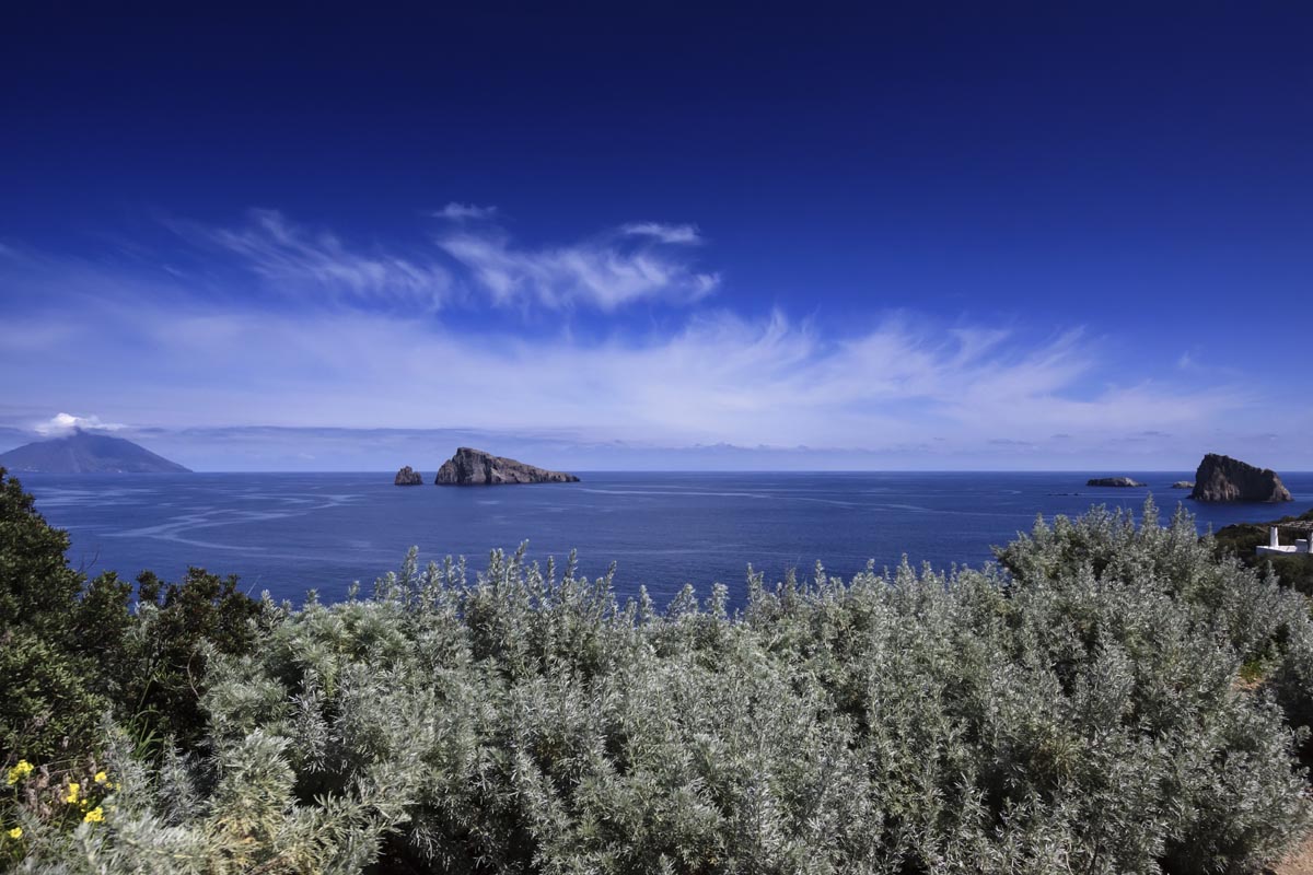 Panarea: view of Basiluzzo Rock - Basiluzzo Rock viewed from Panarea