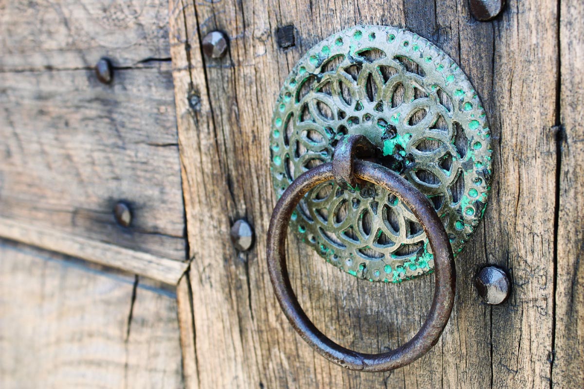 Old Handmade ottoman door knob, Datca Mehmet Ali Aga Konagi - Old Handmade ottoman door knob in Datca