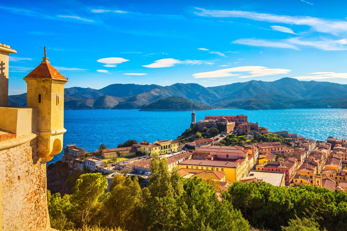 Tuscan Riviera 02 Elba Portoferraio lighthouse and fort - Elba Portoferraio lighthouse and fort