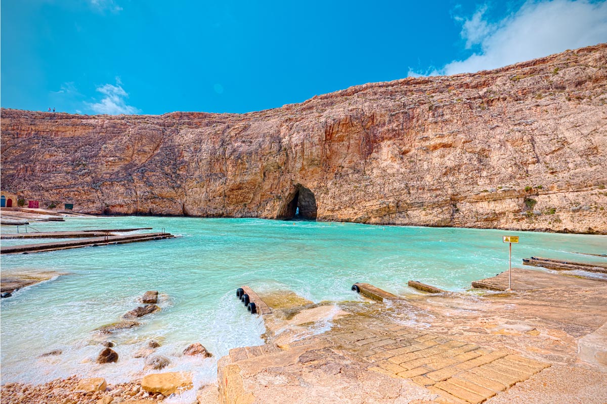 06 Malta TRY GOZO -inland-sea-at-dwejra-gozo-malta-wide-angle-688615066 - Inland Sea at Dwejra, Gozo, Malta, wide angle