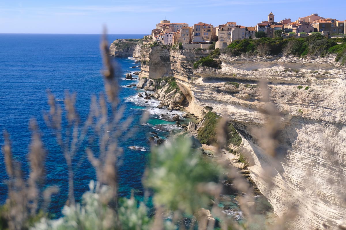 Bonifacio: the city of the cliffs located above a natural harbour