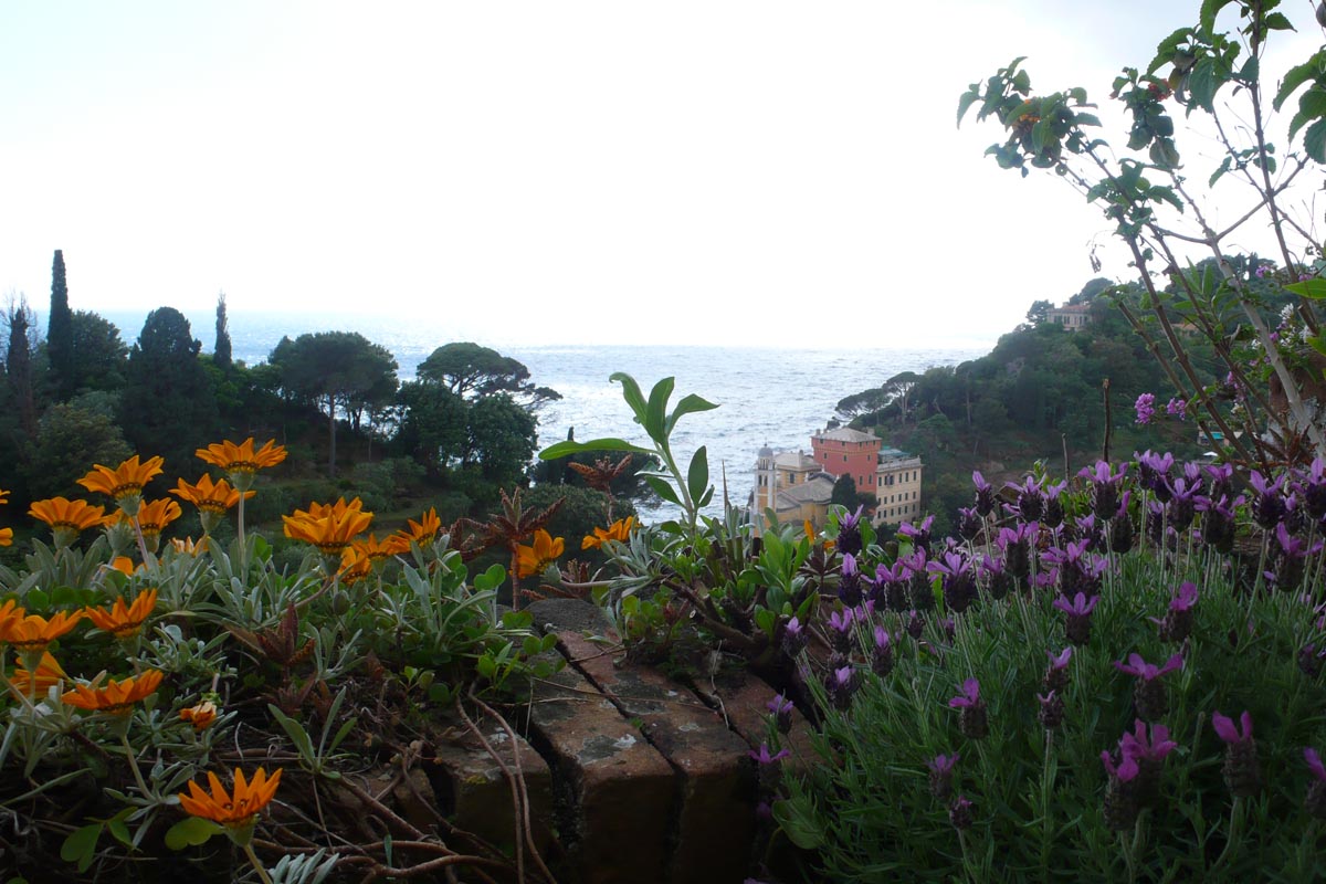 IT Riviera 05 Portofino view from castle brown - Castello Brown gardens