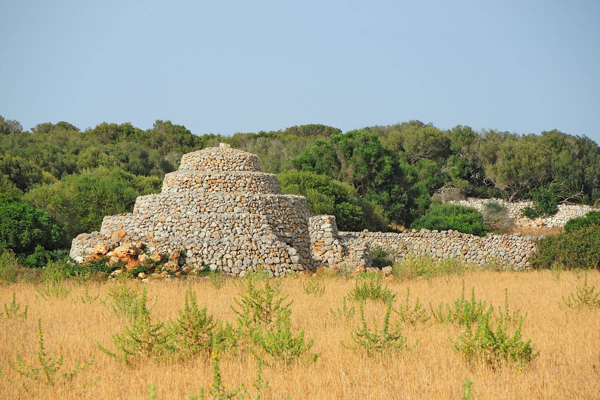 The talayots are bronze age megaliths on the islands of Minorca, Spain. - Talayots: Bronze age megaliths in Menorca