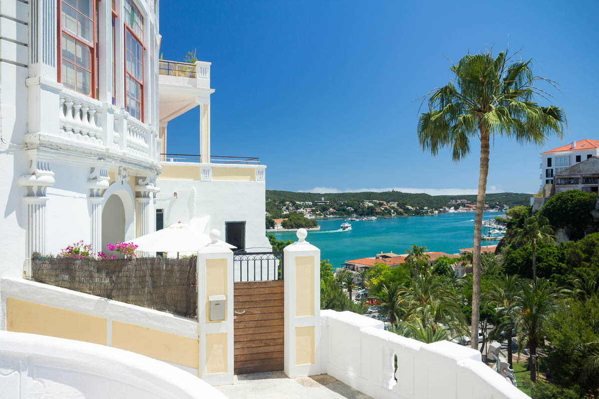 Mahon, Menorca, view to the natural harbour - Mahon, Menorca, view to the natural harbour