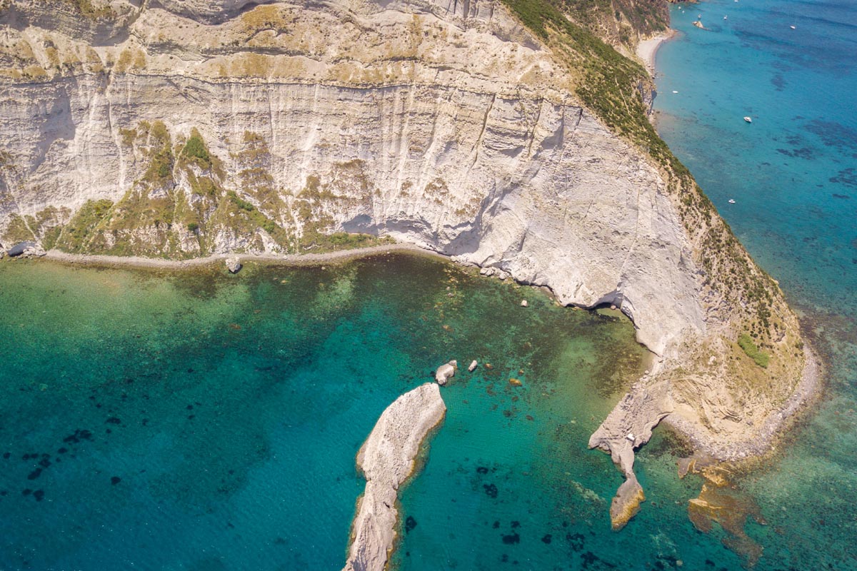 PONTINE ISL 05 Palmarola - Palmarola island in the Pontine archipelago lies west of Ponza